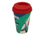 Vespa Becher "to go" grün-weiß-rot , Vespa Trinkbecher,  Vespa Küchenbedarf, Vespa Küchenartikel, Vespa Tasse, Vespa Thermobecher, Vespa To Go